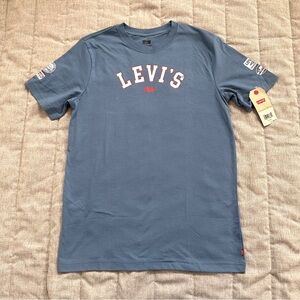 NWT Levi's Blue Graphic T-Shirt Boys Sz XL San Francisco 163-175 cm 13-15 Years